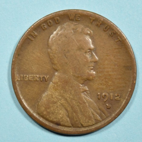 1912 D Lincoln Wheat Cent ~ VF VERY FINE ~ Bronze Penny 1c Coin 1912 D Lincoln Wheat Cent ~ VF VERY FINE ~ Bronze Penny 1c Coin