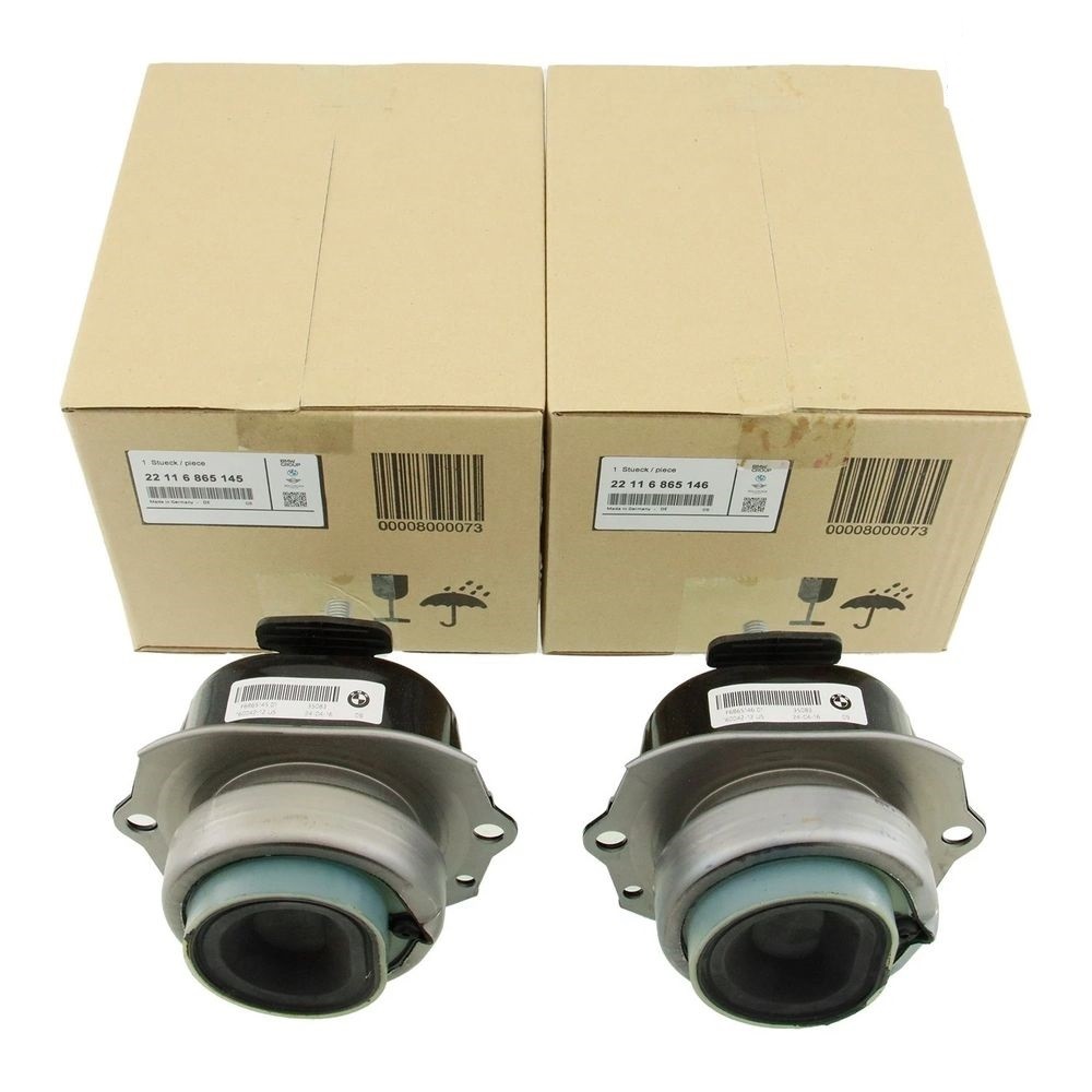 2x NEW Hydraulic Engine Mount Both Side Lemförder For BMW E70 E71 F15 F16 X5 X6