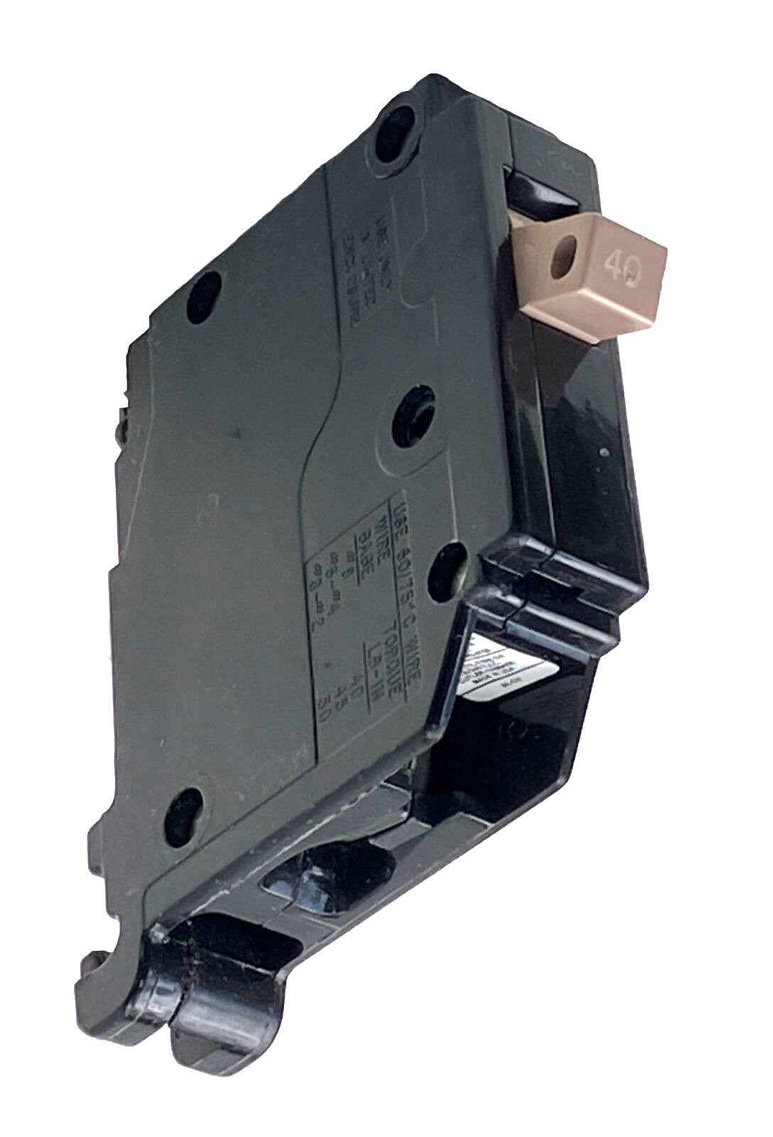 CH140 Eaton Cutler Hammer 40 Amp 1P Circuit Breaker plastic (two toe) foot NEW