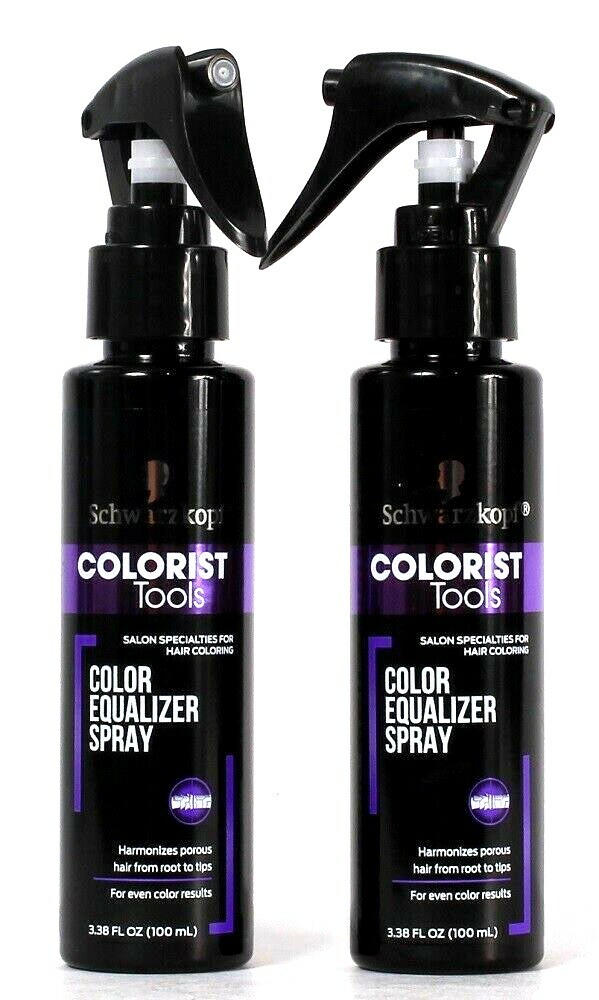 2 Ct Schwarzkopf 3.38 Oz Salon Specialties Color Equalizer Spray For Even Color 2 Ct Schwarzkopf 3.38 Oz Salon Specialties Color Equalizer Spray For Even Color