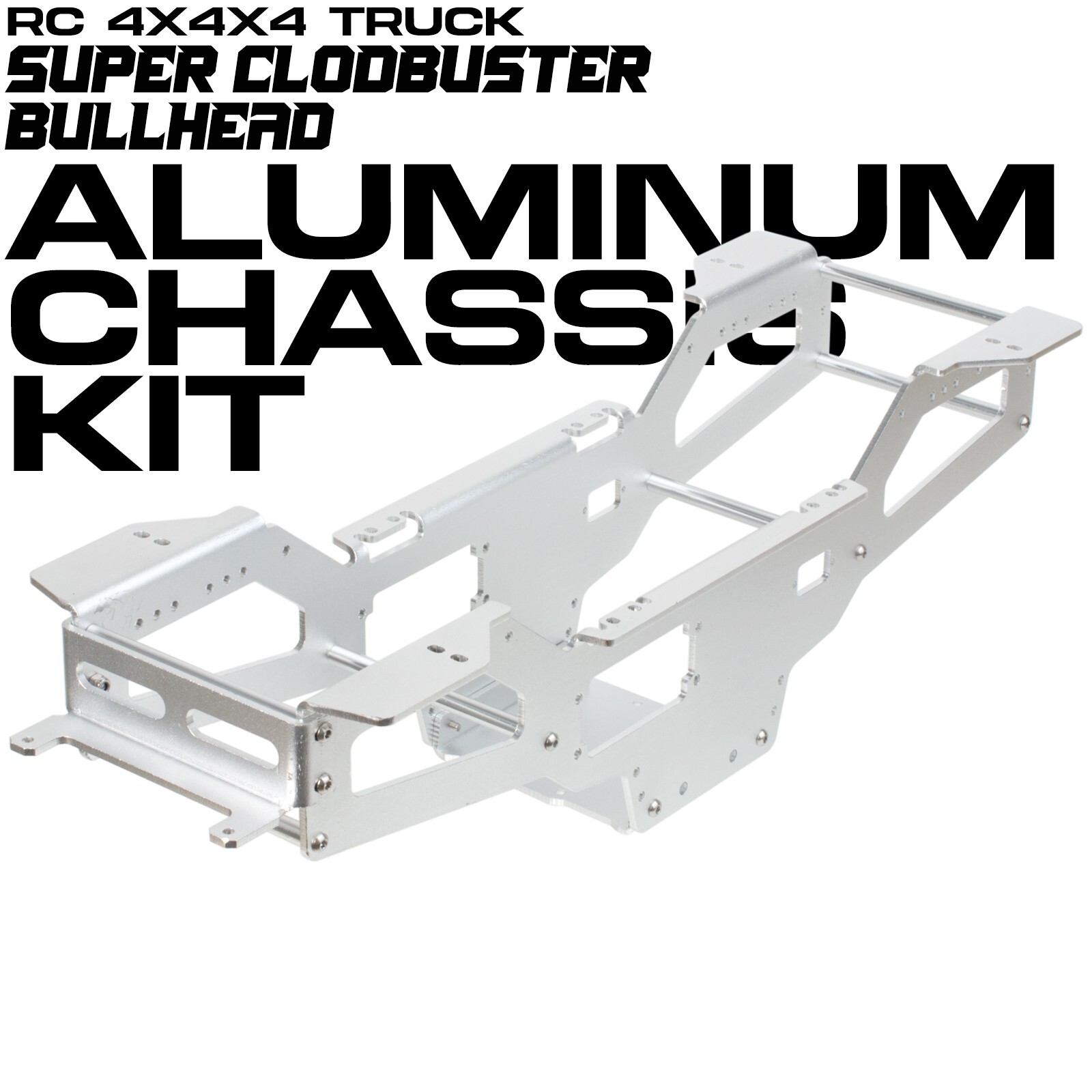 Alu Custom Chassis Frame For Tamiya ClodBuster Bullhead TXT-1 RC Upgrades Parts