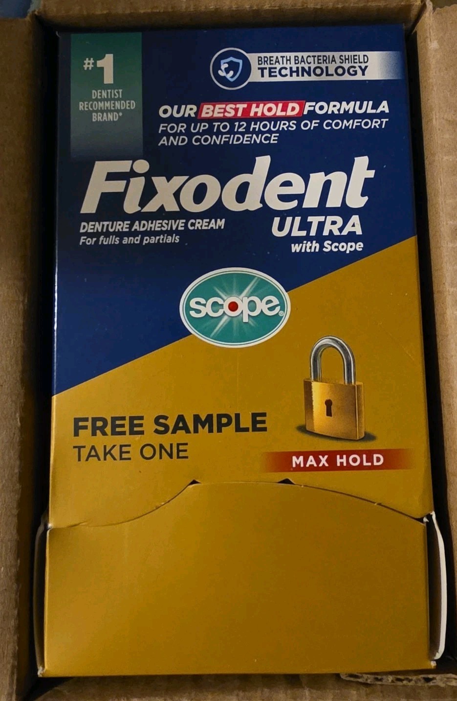 Fixodent 80873612 Ultra Denture Adhesive Cream Tubes 50Pk 0.35oz Fixodent 80873612 Ultra Denture Adhesive Cream Tubes 50Pk 0.35oz