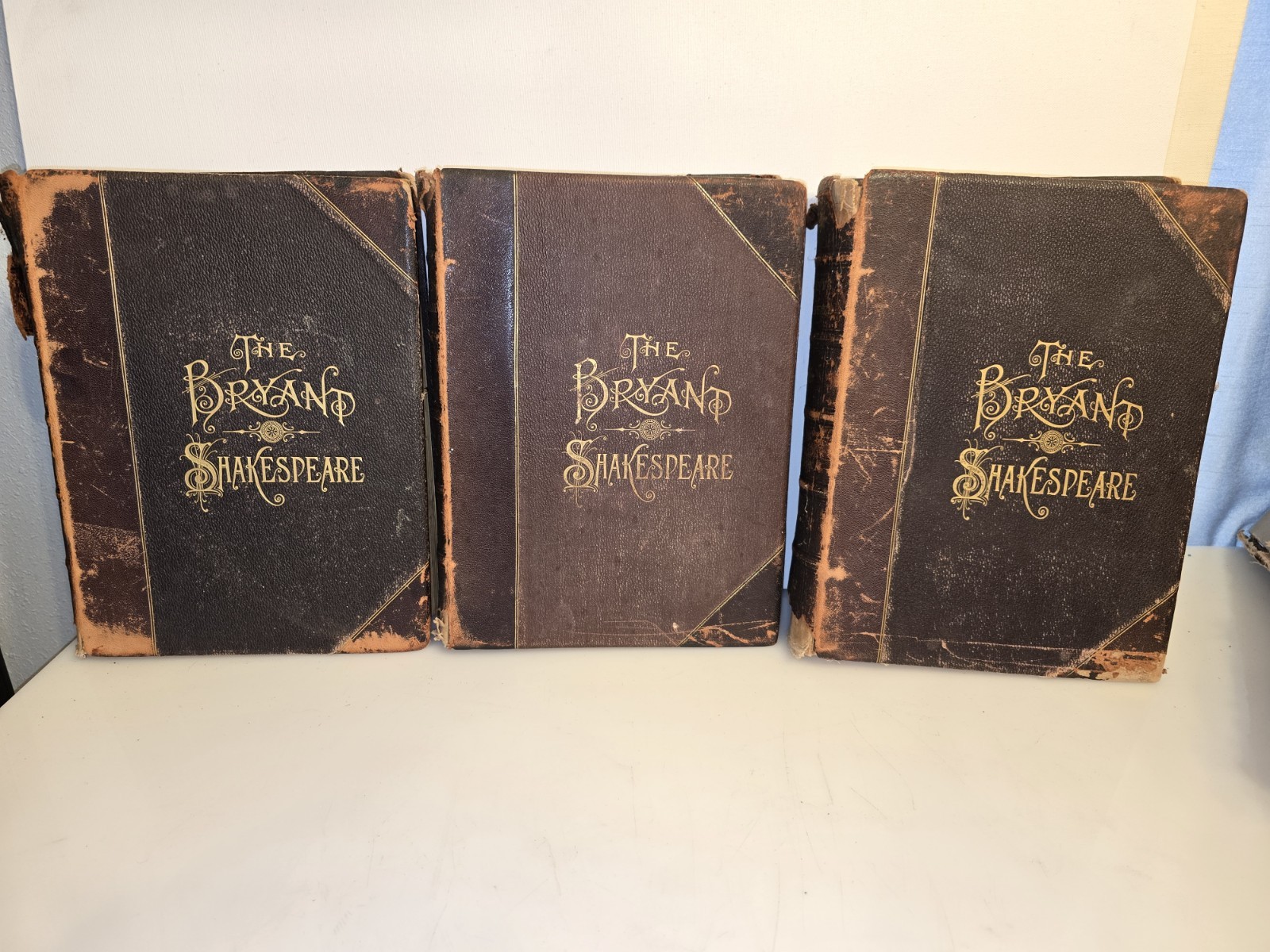 Antique 1800s Shakespeare The Bryant Shakespeare Complete Set Volumes 1, 2, 3 Antique 1800s Shakespeare The Bryant Shakespeare Complete Set Volumes 1, 2, 3
