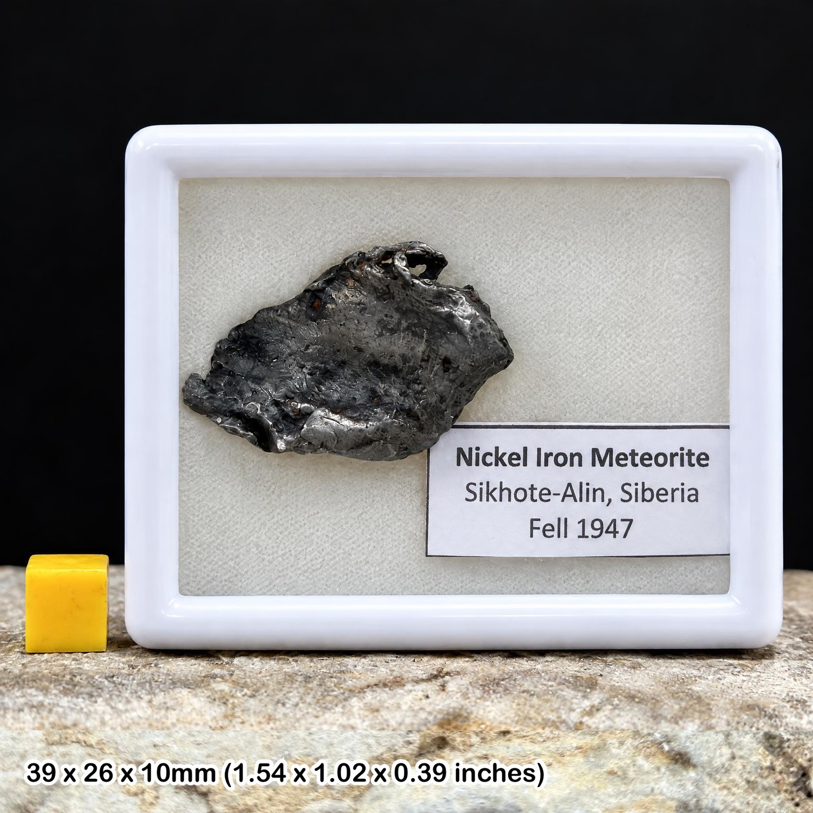Sikhote-alin meteorite - genuine space rock - found in ne of vladivostok