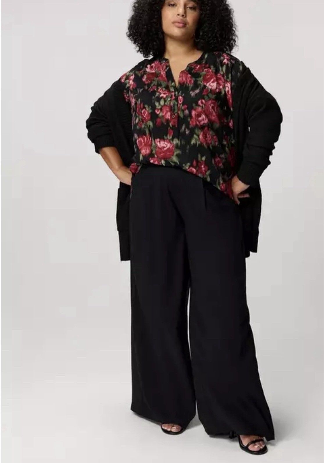 NWOT TORRID BLACK High-Rise Pull-On Wide-Leg Pant SIZE 4 TALL