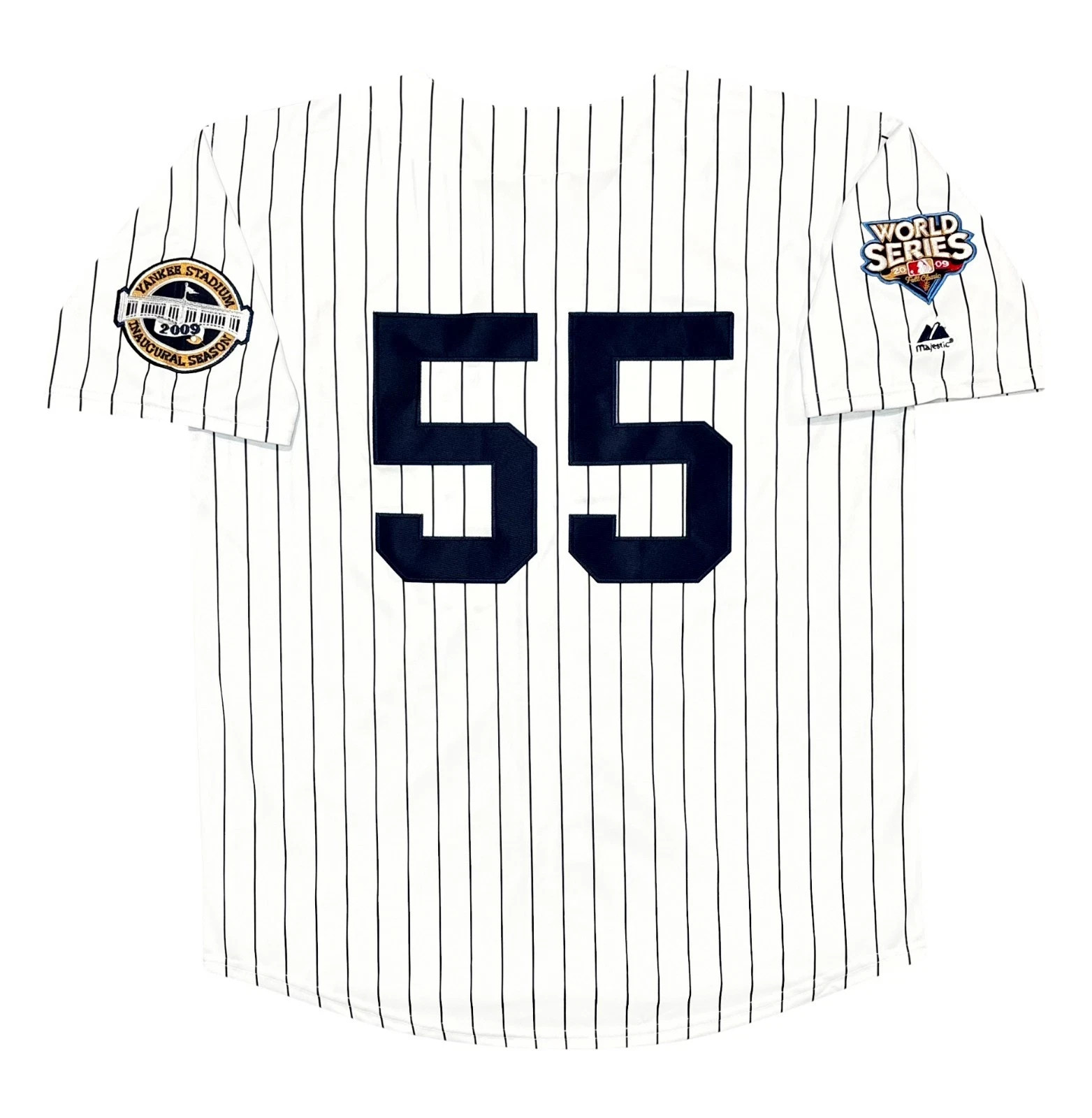 Hideki Matsui 2009 New York Yankees World Series White Home Men\'s Jersey (L-XL)