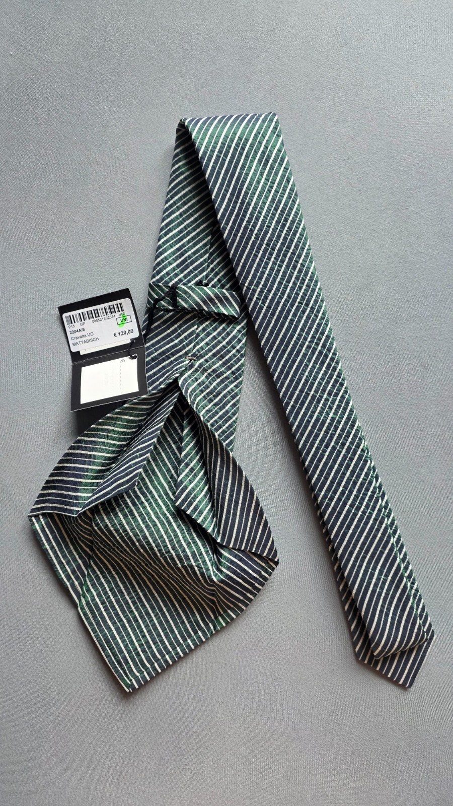NEW silk tie MATTABISCH Napoli italian 7-fold
