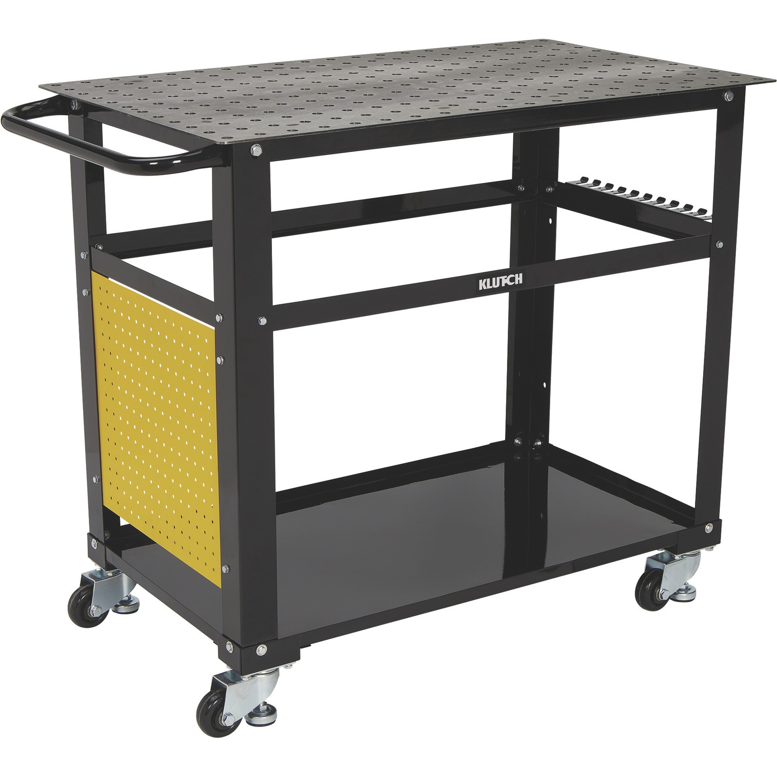 Klutch Mobile Welding Workstation with 26-Pc. Metal Fit-Up Kit, 40in.L x 24in.W