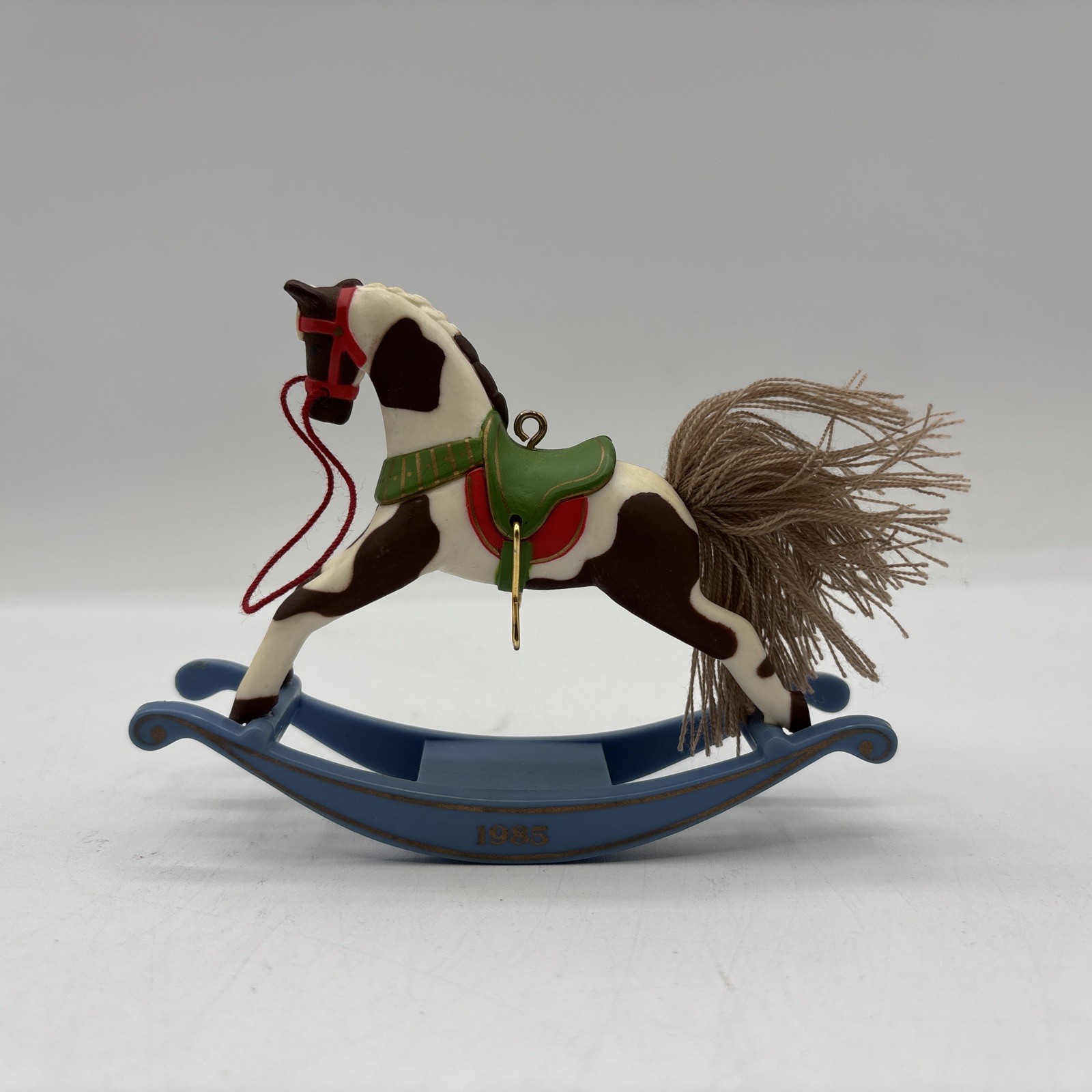 Hallmark Keepsake Ornament 1985 Rocking Horse 5th In Rocking Horse SeriesVintage Hallmark Keepsake Ornament 1985 Rocking Horse 5th In Rocking Horse SeriesVintage