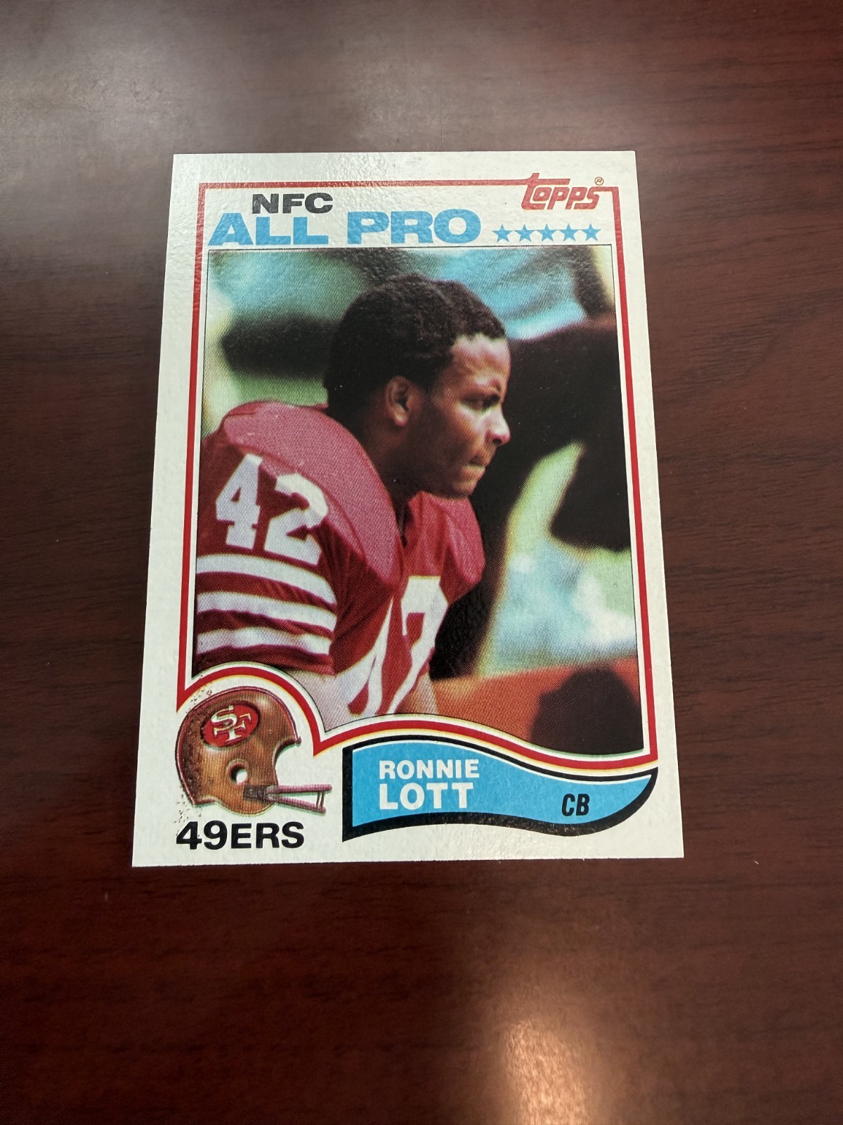 1982 Topps #486 Ronnie Lott Rookie Card HOF. EX