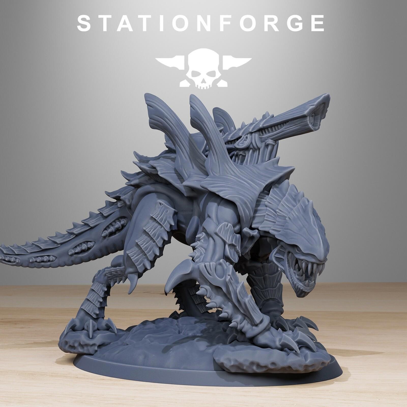 32mm Xenarid Predator Leviathan Fleet Hive Monster Miniature UNPAINTED