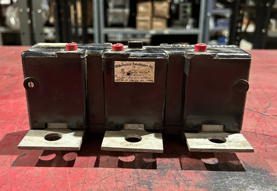 USED WESTINGHOUSE CIRCUIT BREAKER TRIP UNIT 2000-4000AMP, B-292