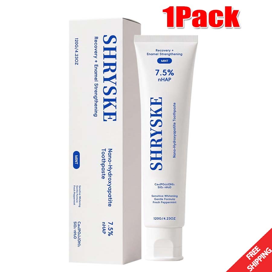1-5Pack Shryske Toothpaste Whitening, Shryske Toothpaste for Yellow Teeth