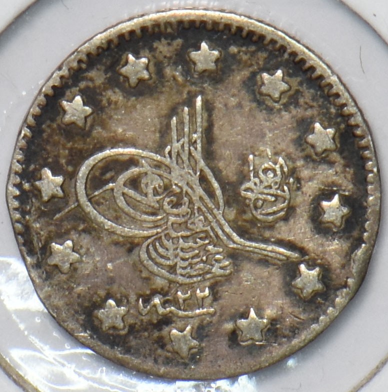 Turkey 1908 AH 1293 2 Kurush 195404 combine shipping