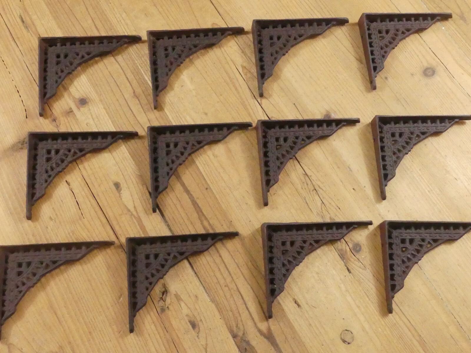 12 Antique Style Shelf Brace Wall Bracket Cast Iron Brackets Small 5 x 4 Restore 12 Antique Style Shelf Brace Wall Bracket Cast Iron Brackets Small 5 x 4 Restore