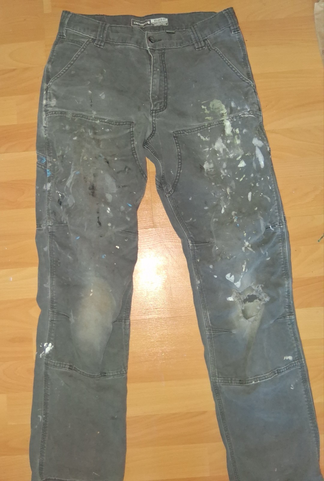 32x34 Painter Distressed Carhartt double knee Work Pants 32x34 Painter Distressed Carhartt double knee Work Pants