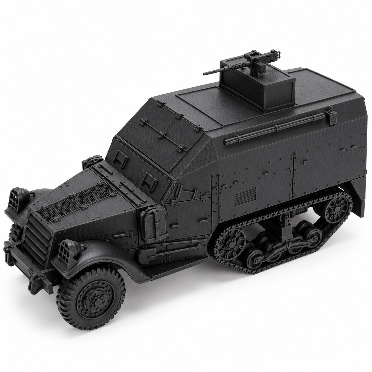 SSMODEL 1/72 1/144 WWII US M3 Half-track Command Version Resin Model Kit TSS0881