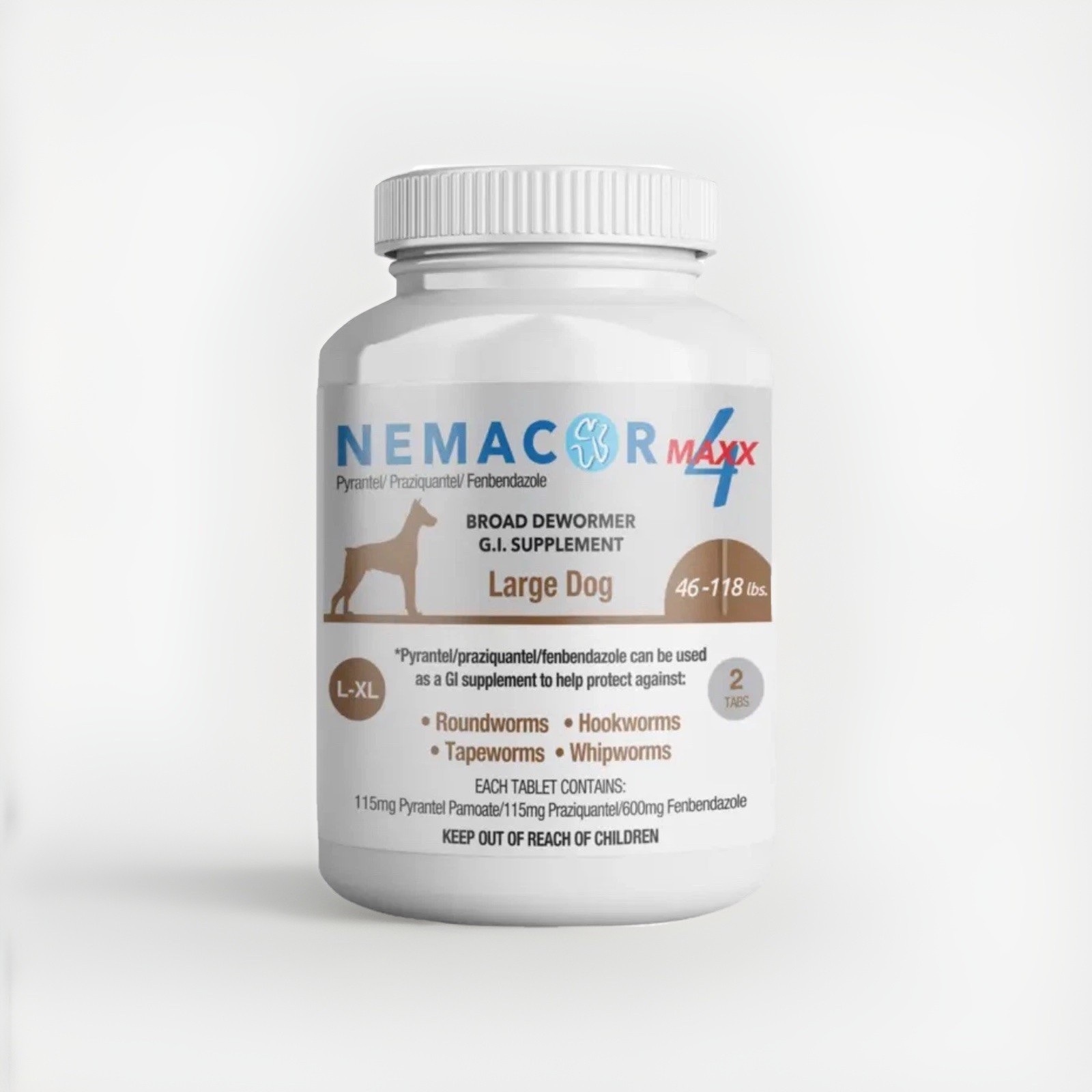 Rna Nemacor Maxx Broad Dewormer Large Dog Health Supplement Rna Nemacor Maxx Broad Dewormer Large Dog Health Supplement