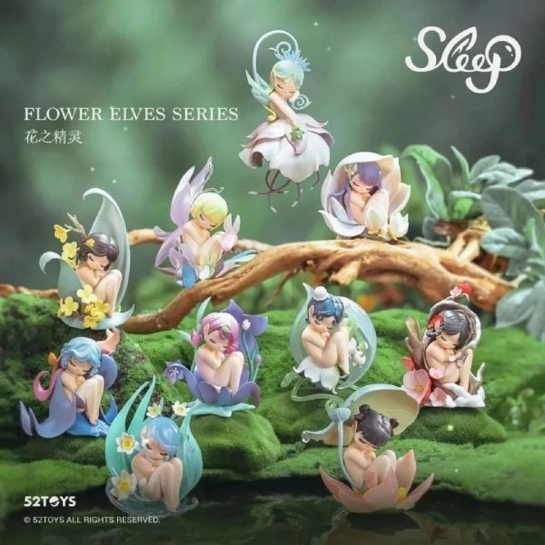 100% Authentic 52TOYS Sleep Flower Elves Series Blind Box