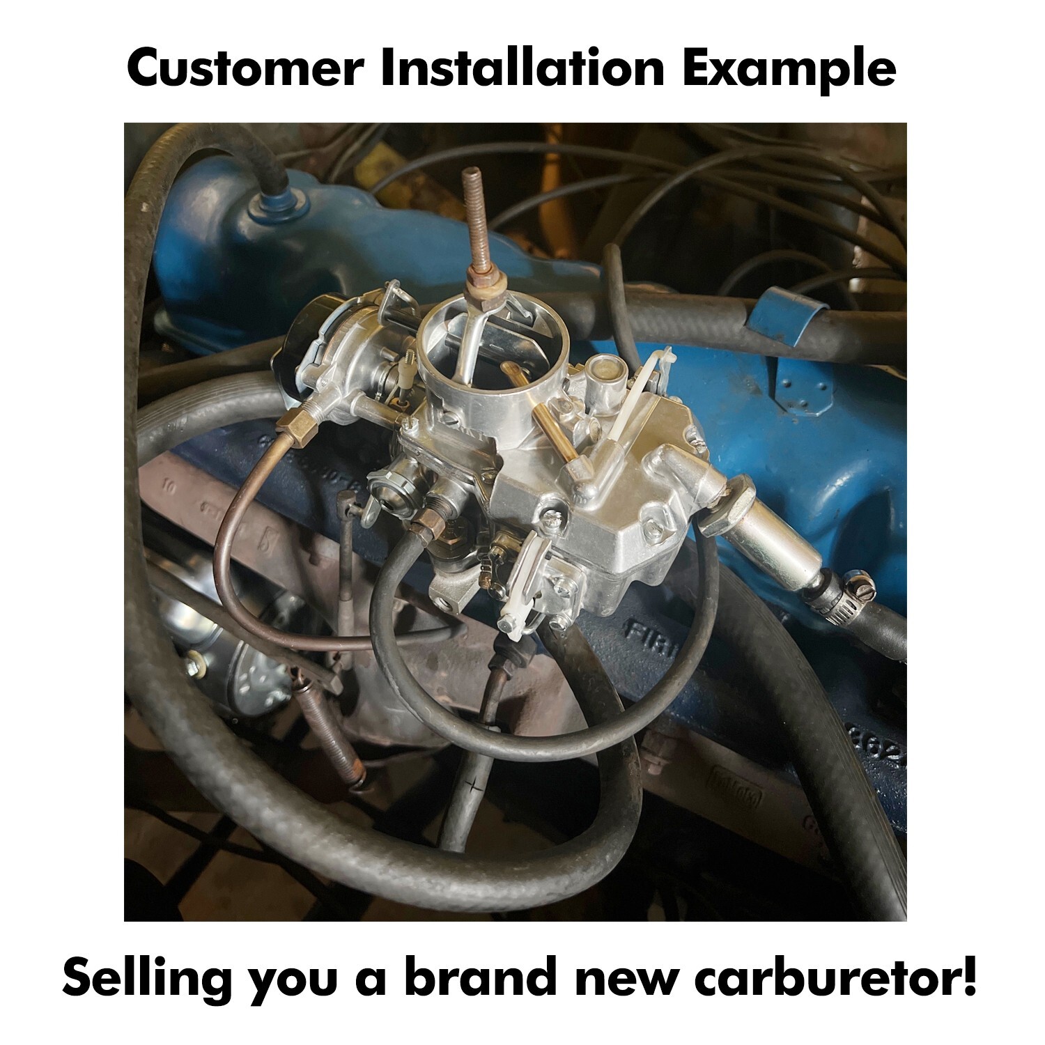 Autolite 1100 Carburetor 1963-1968 Ford Mustang Falcon Comet 170 & 200 Cid 6 cyl