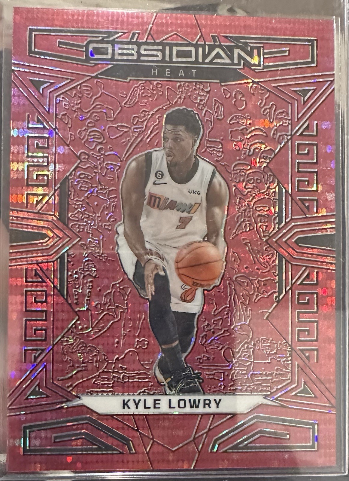 2022-23 KYLE LOWRY Panini Obsidian Electric Etch Red Flood 7/8 Jersey Number π₯ 2022-23 KYLE LOWRY Panini Obsidian Electric Etch Red Flood 7/8 Jersey Number π₯