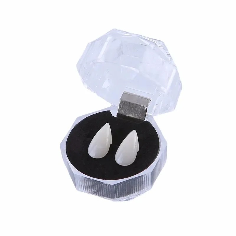 Halloween Vampire Fangs Teeth Dentures Costume Cosplay Party Props Adhesive