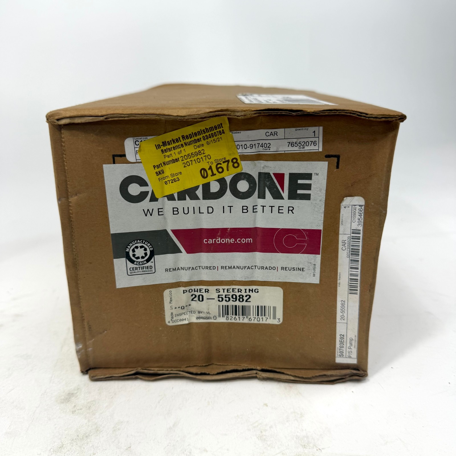 A1 Cardone 20-55982 Power Steering Pump