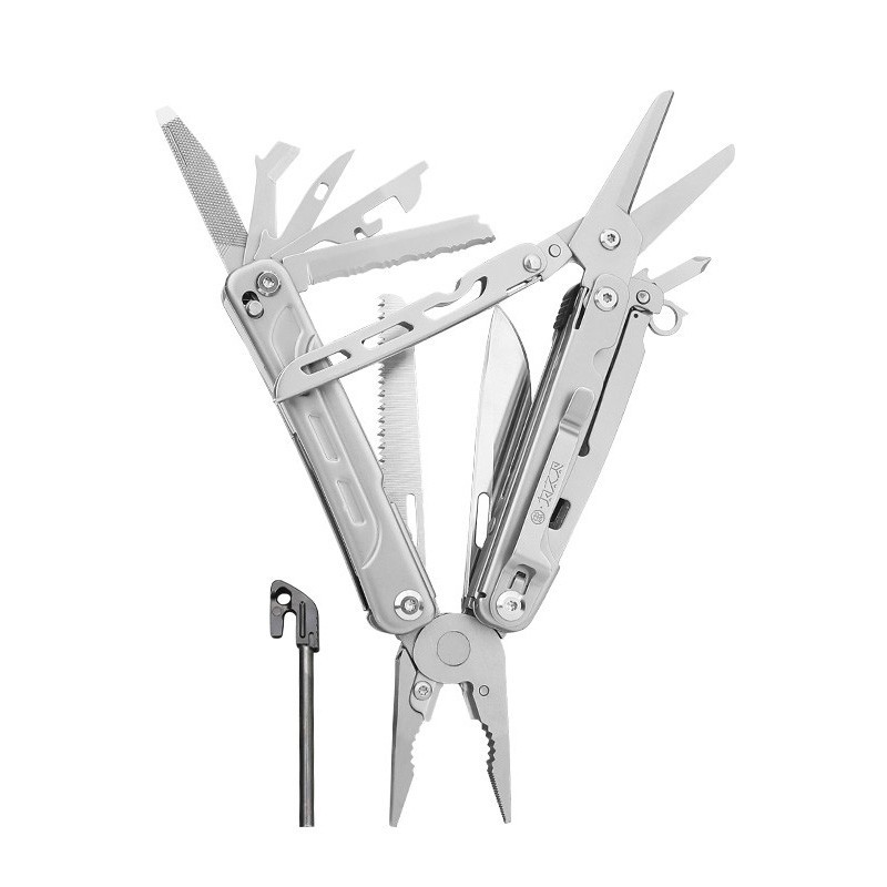 Stainless Steel Folding Multitool Pliers EDC Pocket Camping Outdoor Utility Tool Stainless Steel Folding Multitool Pliers EDC Pocket Camping Outdoor Utility Tool
