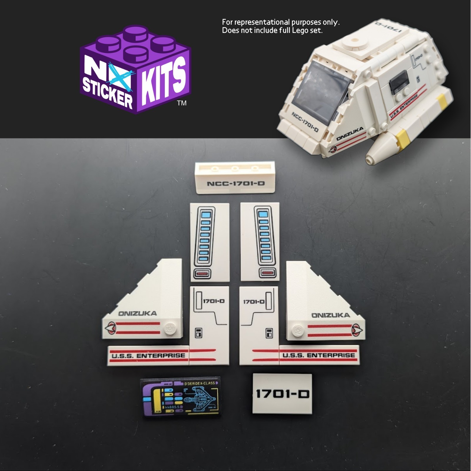 Star Trek: Type-15 Shuttlepod NO-STICKER KIT ( #40768)
