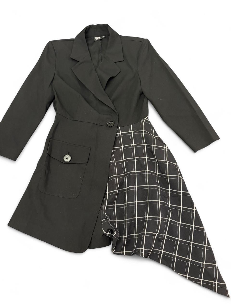 Vero Moda Asymmetric Mixed-Media Blazer Dress Vero Moda Asymmetric Mixed-Media Blazer Dress