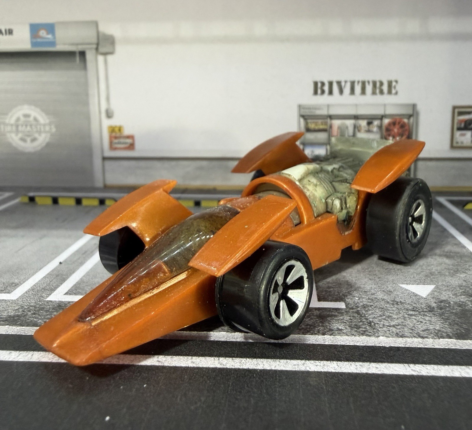 Hot Wheels Vintage 1973 Fat Daddy Sizzler - Ram Rocket Light Brown, Untested
