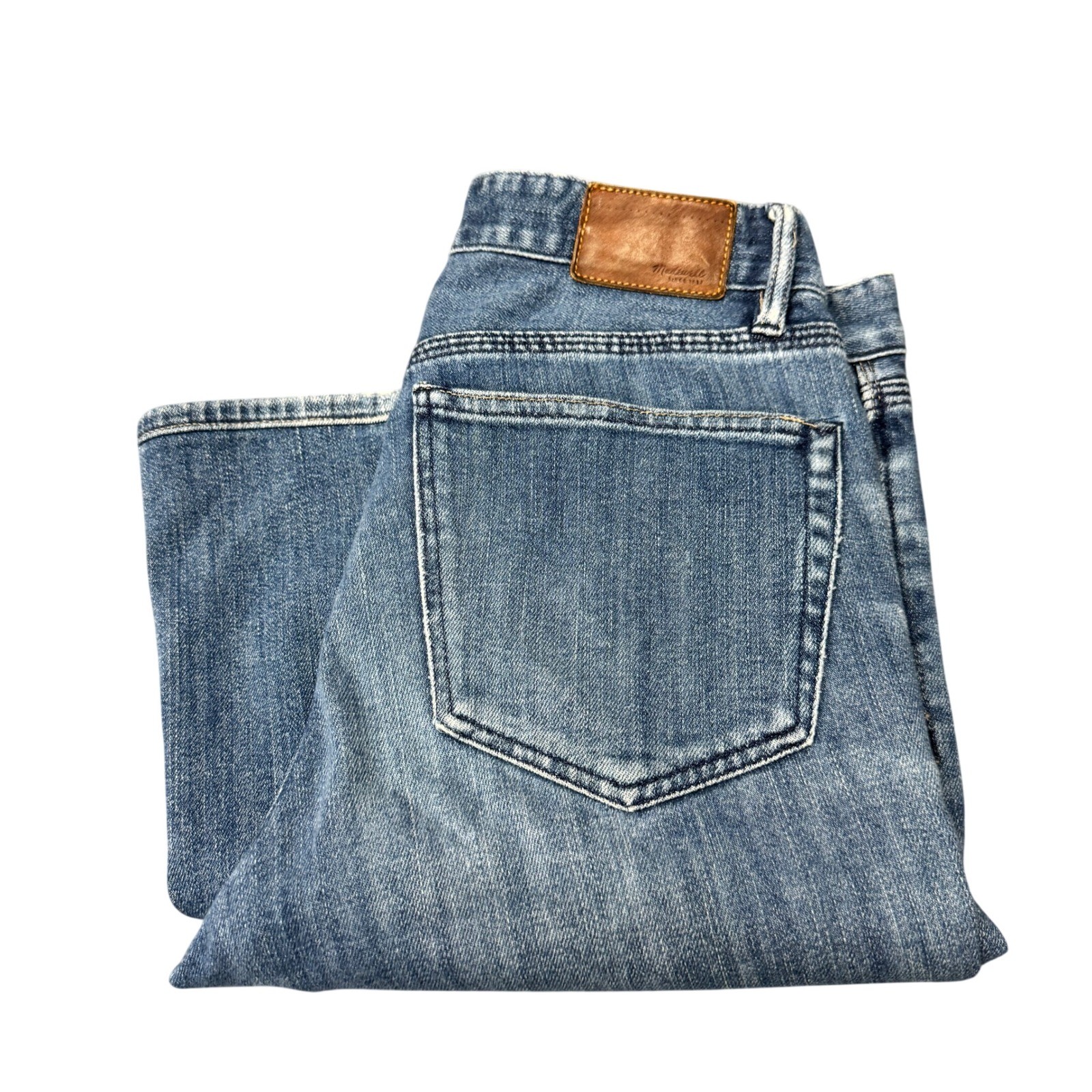 Madewell Jeans Womens 27 (28x30 ACTUAL) Flea Market Flare Blue Denim Boho Indie
