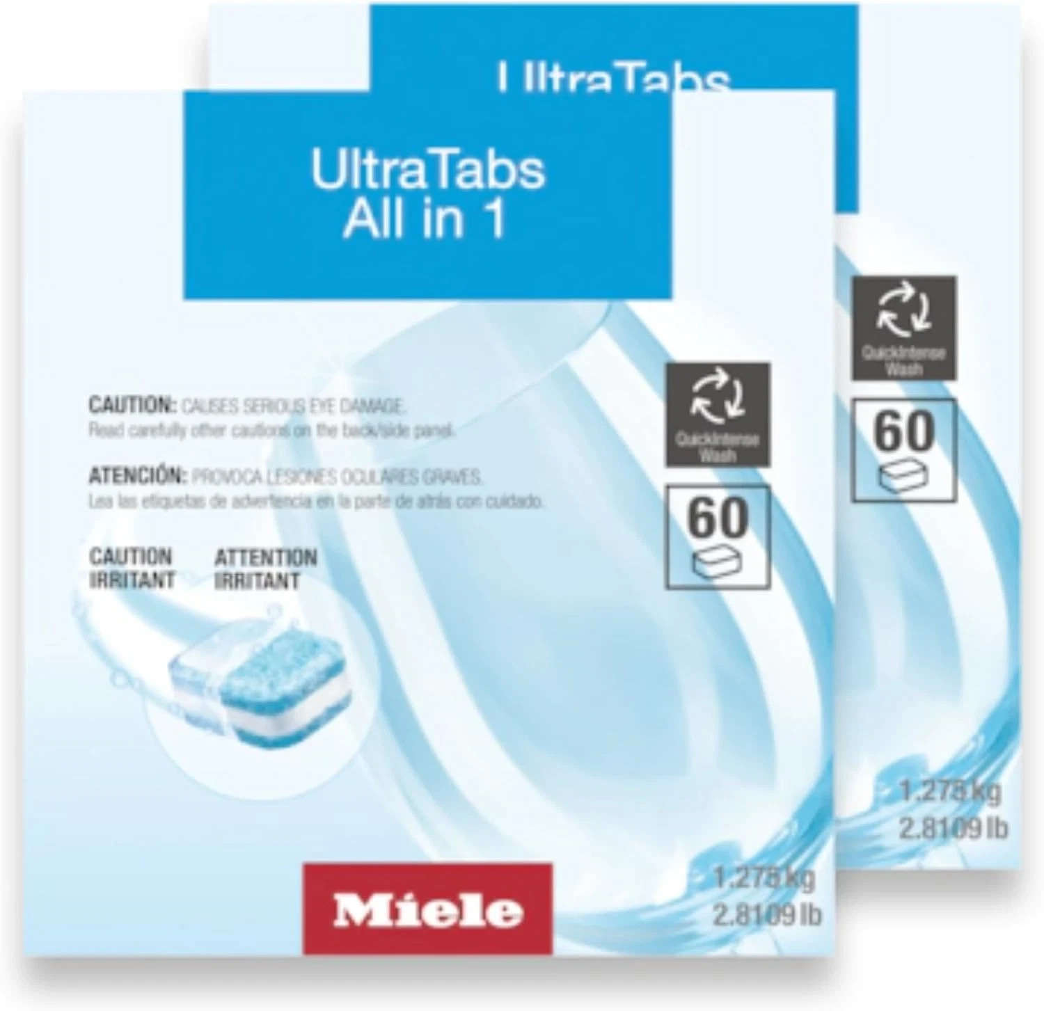 Miele Ultra Tabs All In 1 Dishwasher Detergent Tabs 2 boxes 120 Tabs Miele Ultra Tabs All In 1 Dishwasher Detergent Tabs 2 boxes 120 Tabs