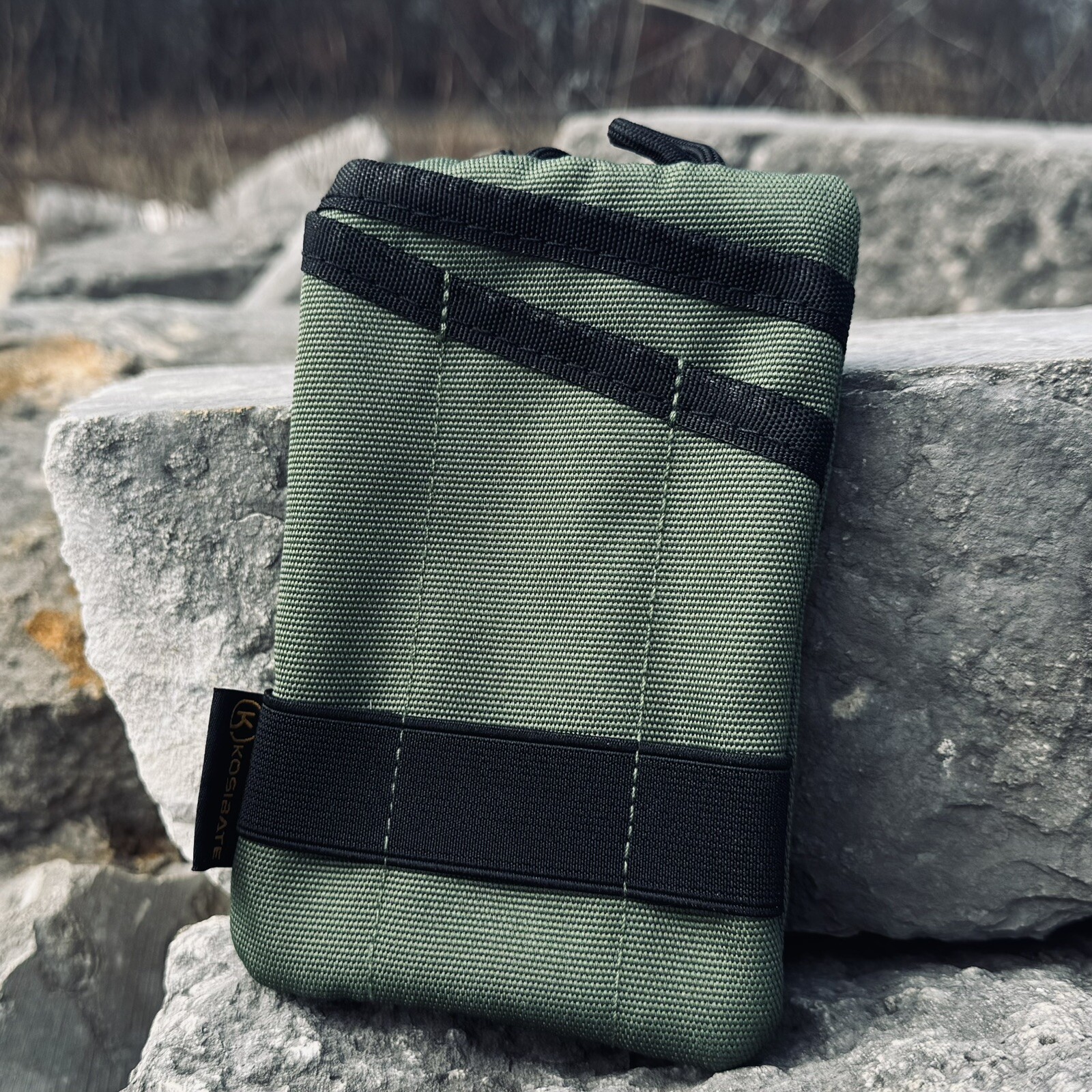 Nylon Mini EDC Pouch - Green