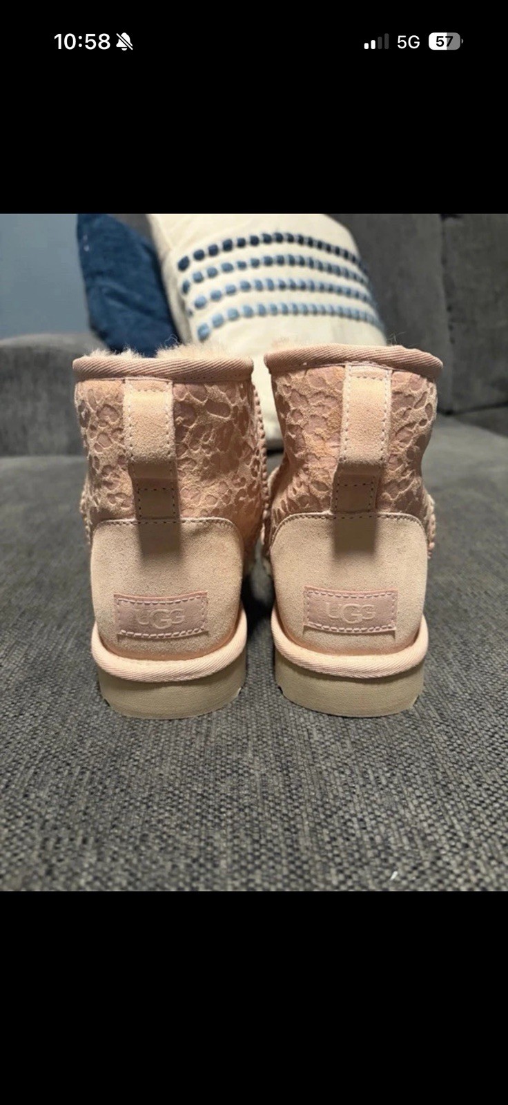UGG classic Mini Snow Leopard Boots Pink Women’s Size 7 UGG classic Mini Snow Leopard Boots Pink Women’s Size 7