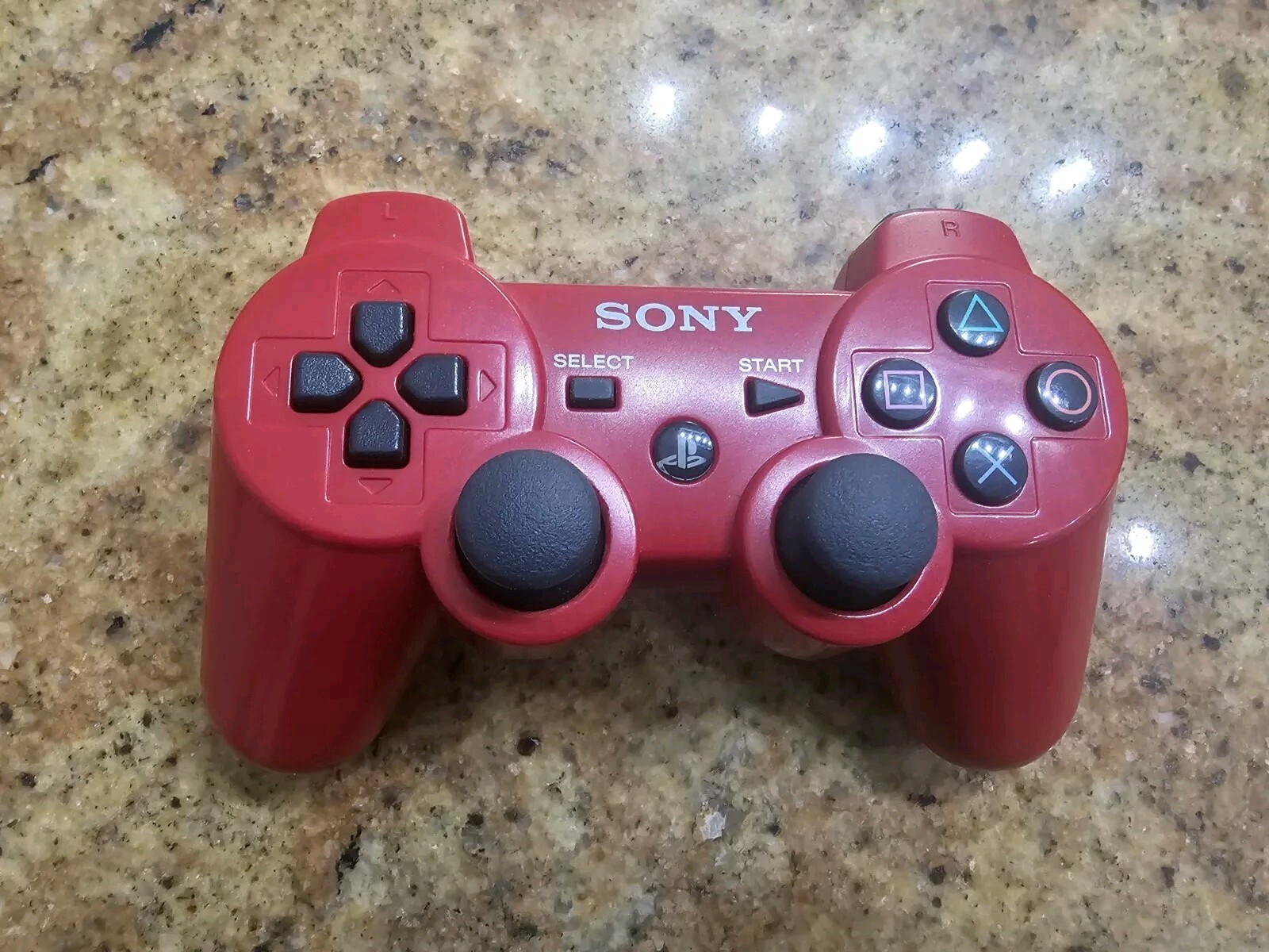 Sony Playstation 3 PS3 DualShock 3 Controller Red Genuine OEM CECHZC2U Sony Playstation 3 PS3 DualShock 3 Controller Red Genuine OEM CECHZC2U