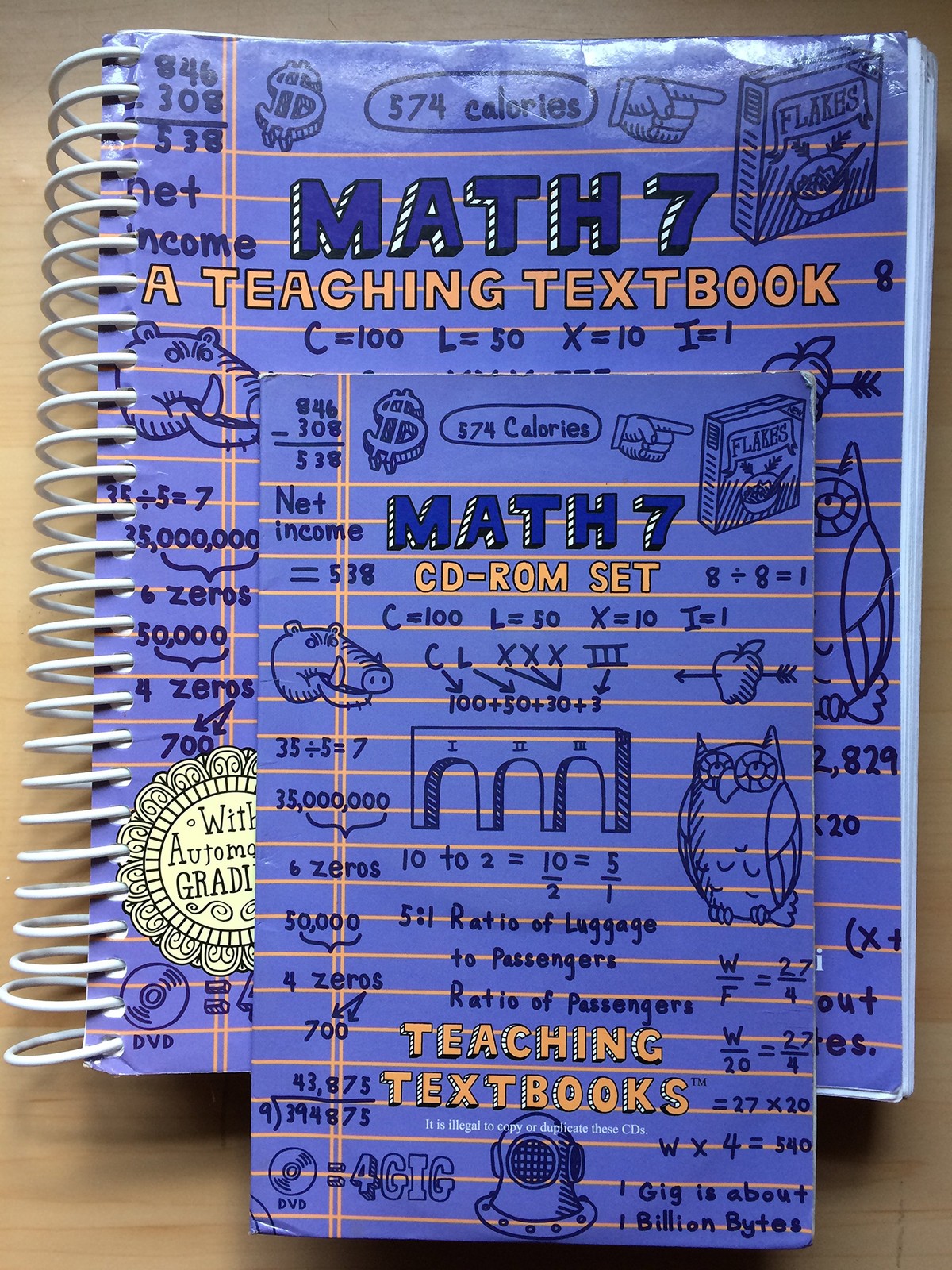Math 7 by Shawn Sabouri - Spiral Bound - GOOD Math 7 by Shawn Sabouri - Spiral Bound - GOOD