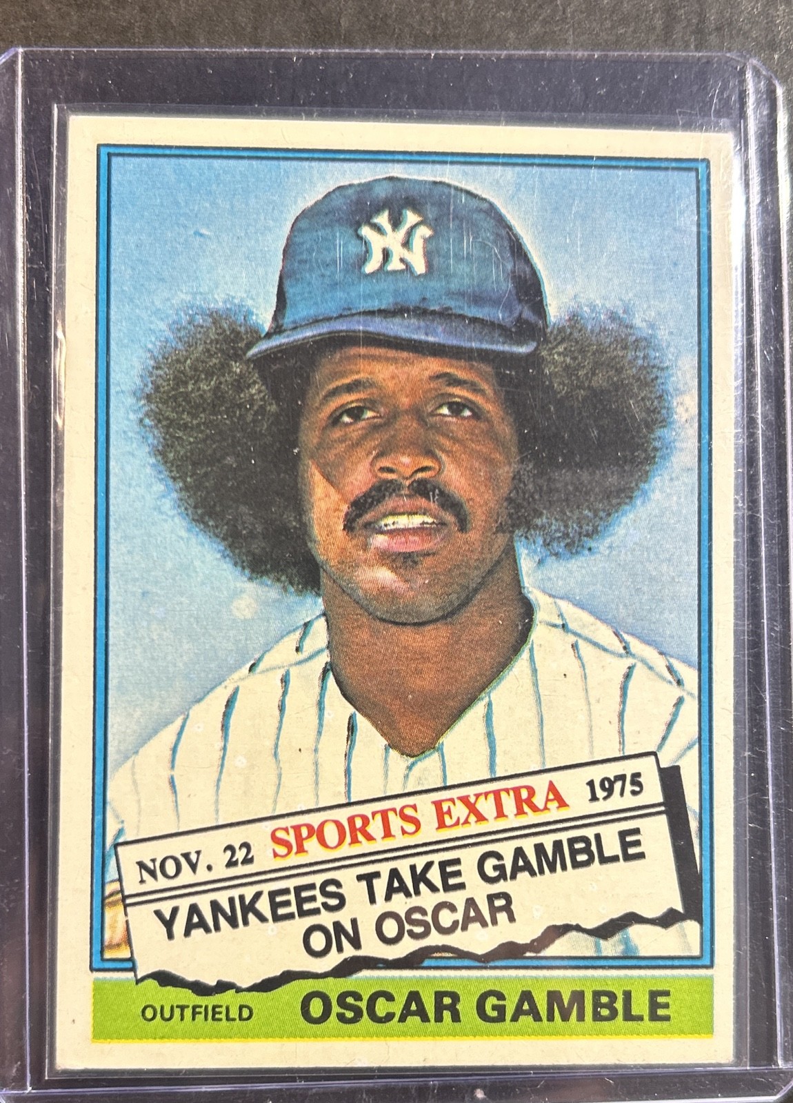 1976 Topps - Traded Oscar Gamble #74T New York Yankees, 1976 Topps - Traded Oscar Gamble #74T New York Yankees,