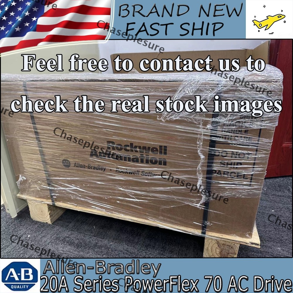 New Sealed AB 20AD8P0A0AYNNNC0 PowerFlex 70 AC Drive 8A at 5Hp 20A AB
