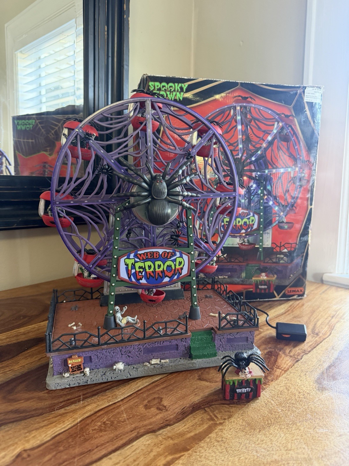 Halloween Lemax Spooky Town, Web Of Terror Ferris Wheel #14823 2021 ~ Read Halloween Lemax Spooky Town, Web Of Terror Ferris Wheel #14823 2021 ~ Read