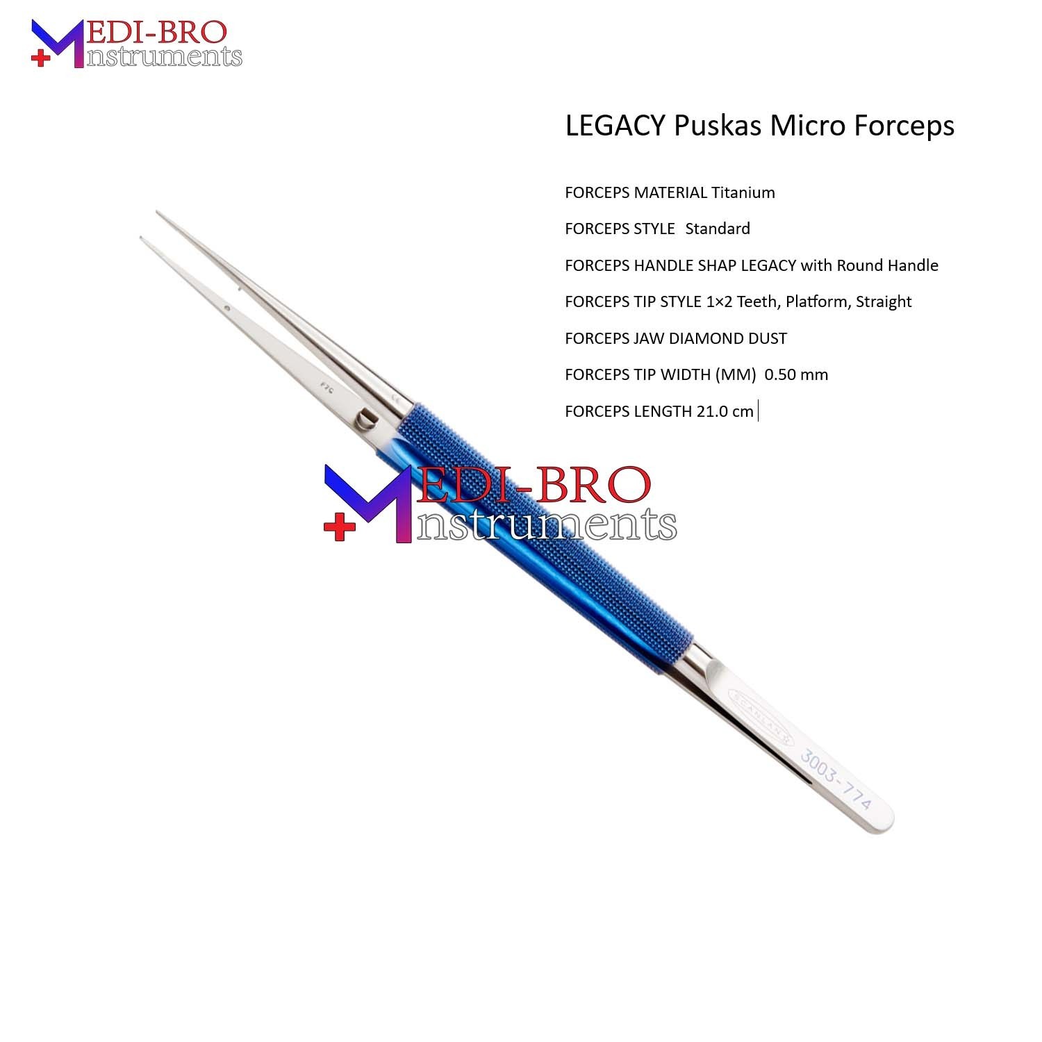 Scanlan Legacy Puskas Titanium Micro Forceps 21cm 1x2 Teeth Scanlan Legacy Puskas Titanium Micro Forceps 21cm 1x2 Teeth