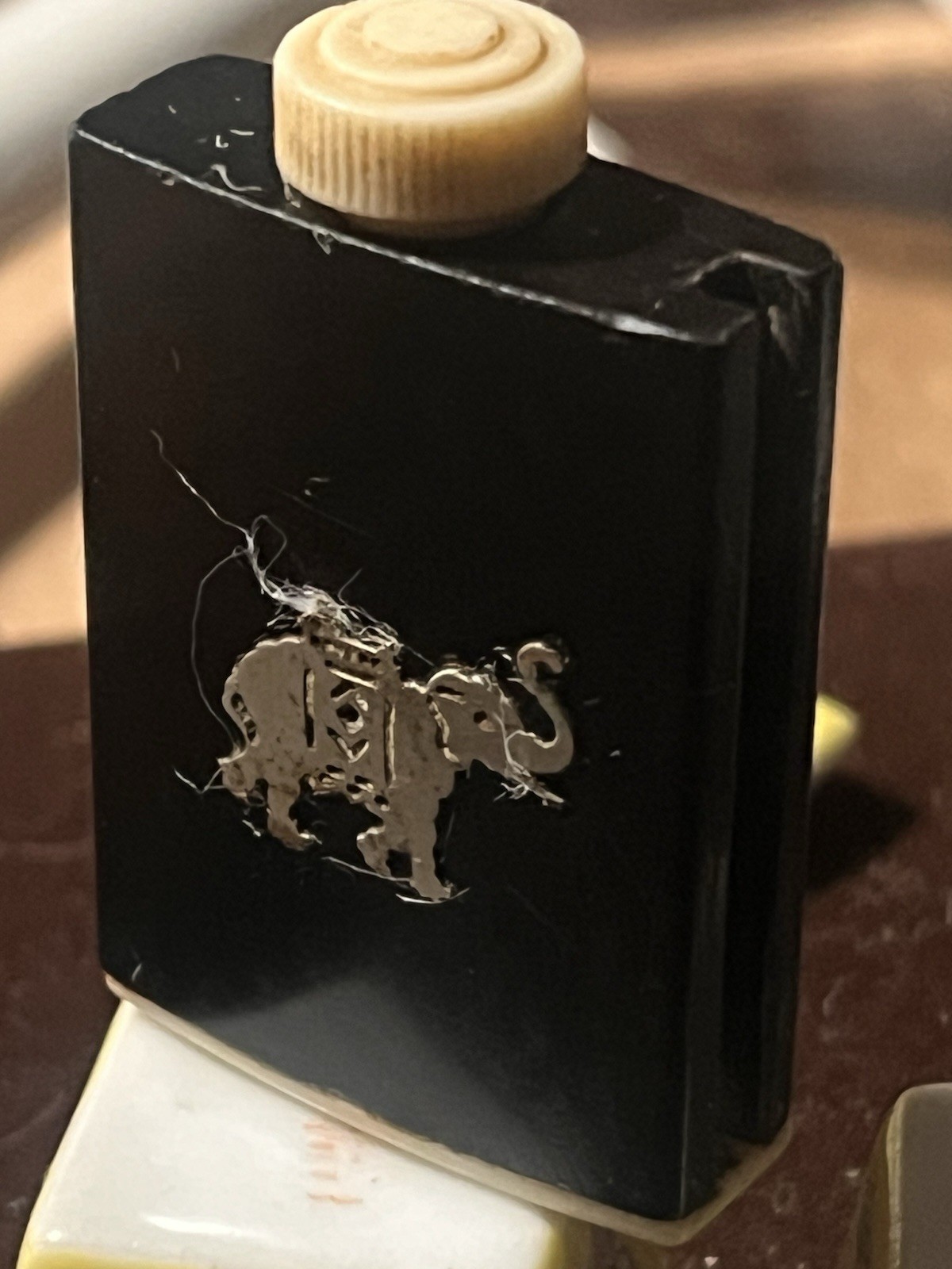 Vintage Match King Bakelite Striker Lighter Lucky Elephant Metallique 1930s Vintage Match King Bakelite Striker Lighter Lucky Elephant Metallique 1930s