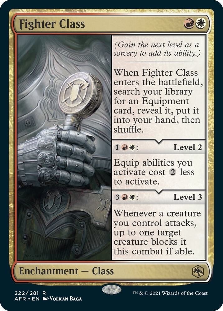 Fighter Class 222 - AFR - MTG - NM