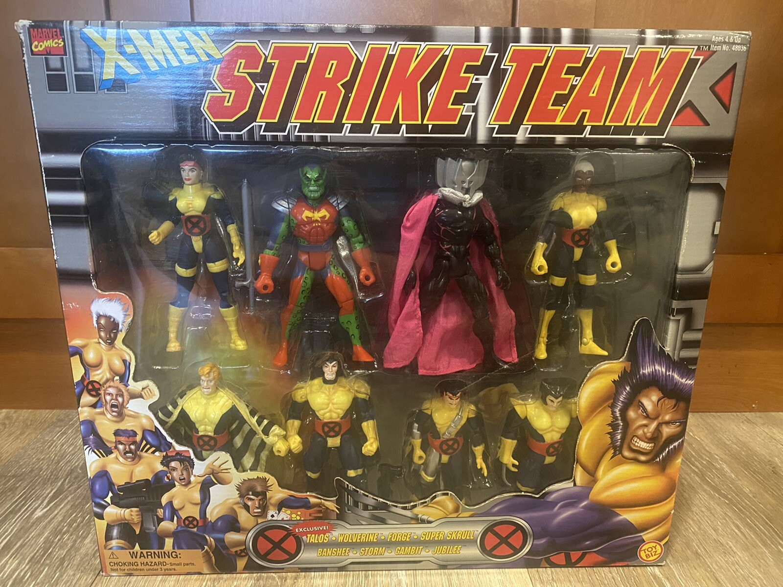 1998 Toy Biz Marvel Comics X-MEN STRIKE TEAM w/Exclusive TALOS ~ BJ’s Exclusive 1998 Toy Biz Marvel Comics X-MEN STRIKE TEAM w/Exclusive TALOS ~ BJ’s Exclusive