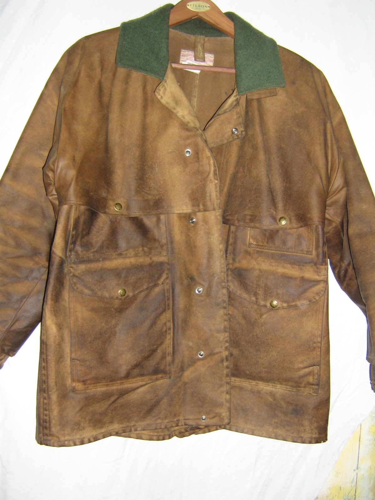 filson tin cloth packer coat style 61 size 38 filson tin cloth packer coat style 61 size 38
