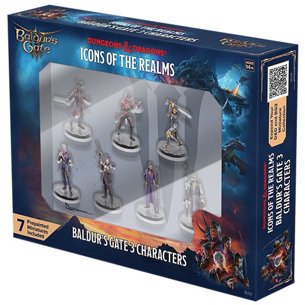 Rpg Miniatures Icons Of The Realms D&D: Baldur's Gate 3 Characters - Premium Bo
