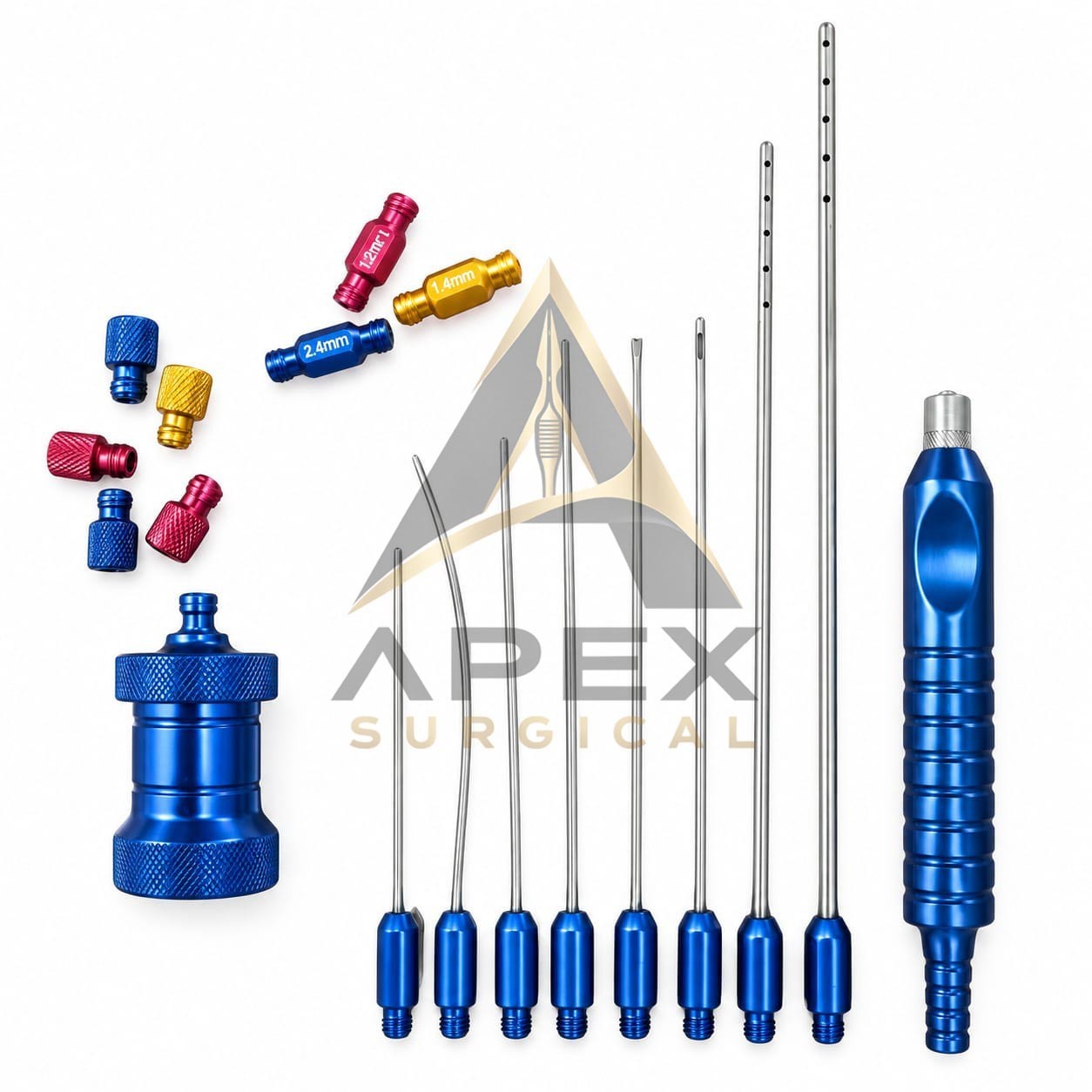Liposuction Luer Lock Cannulas Nano Fat Transfer Kit Set of 18 pcs Liposuction Luer Lock Cannulas Nano Fat Transfer Kit Set of 18 pcs