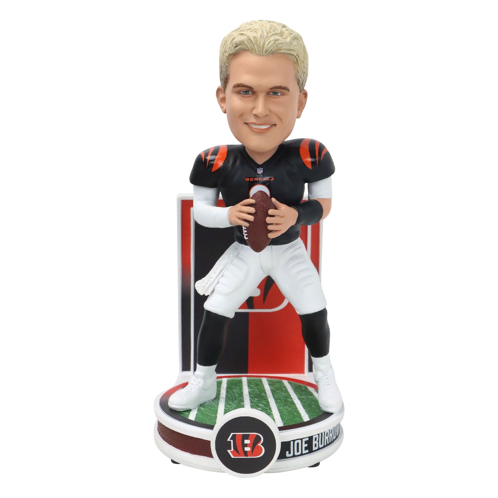 Joe Burrow Cincinnati Bengals Banner Series Bobblehead NFL Football