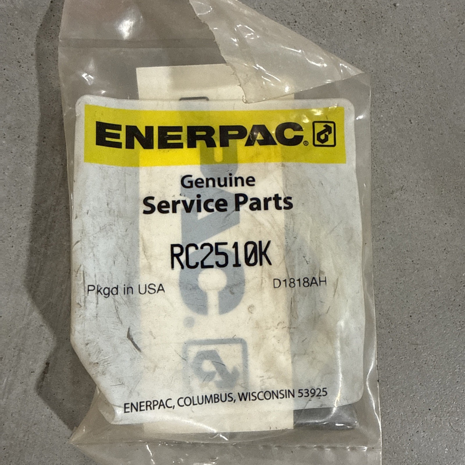Enerpac RC2510K Repair Kit RC Series 25 Ton Hydraulic Cylinder GENUINE OEM NEW Enerpac RC2510K Repair Kit RC Series 25 Ton Hydraulic Cylinder GENUINE OEM NEW