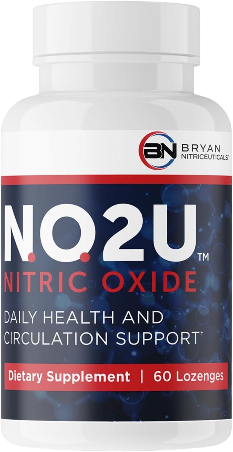 NO2U Bryan Nitriceuticals Nitric Oxide Supplement, 60 Count, 30 Day Supply